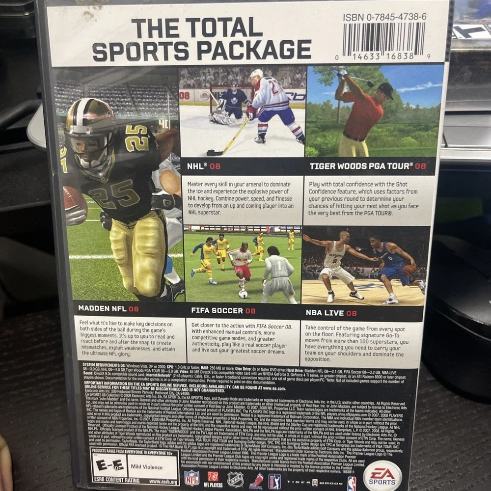 EA Sports PC 08 Collection Complete 5 Discs